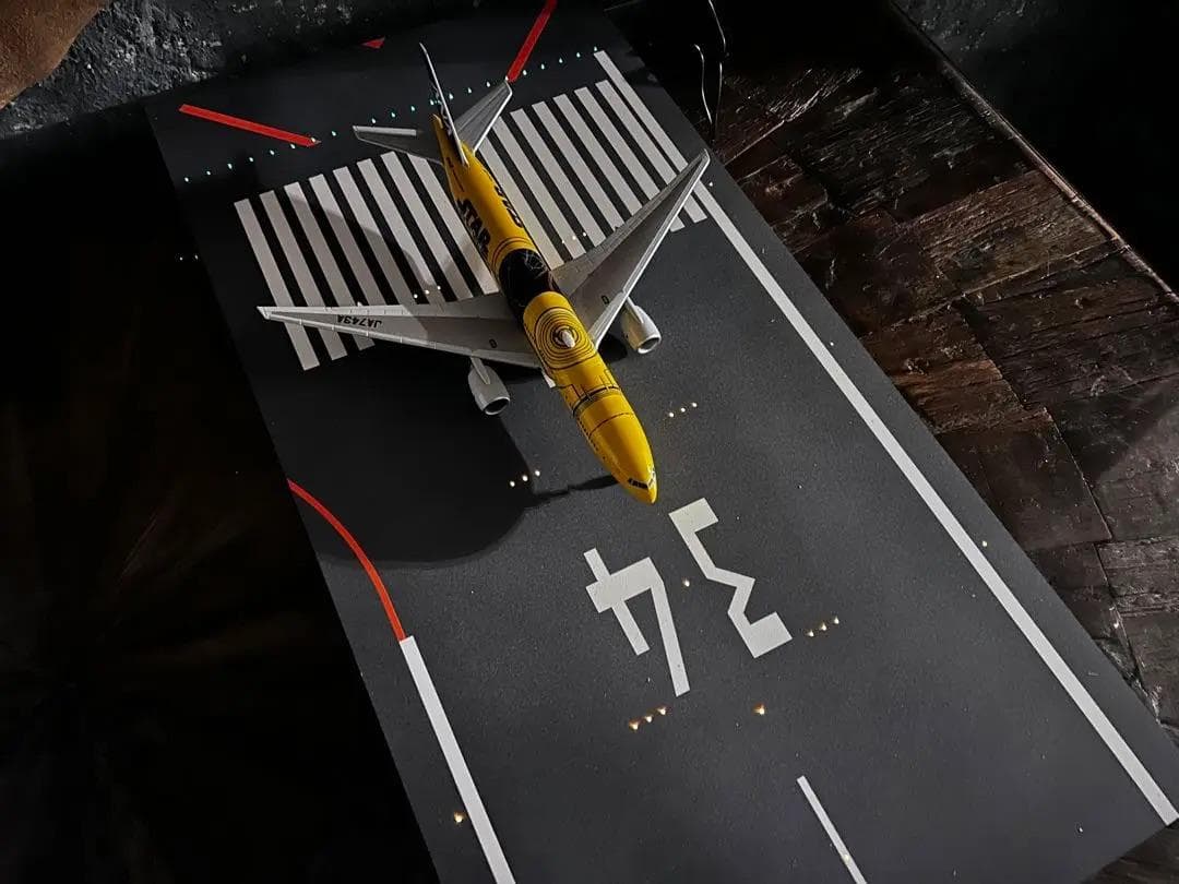 デルタグルーヴ/Delta Groove 滑走路 成田空港 ジオラマ 1/200