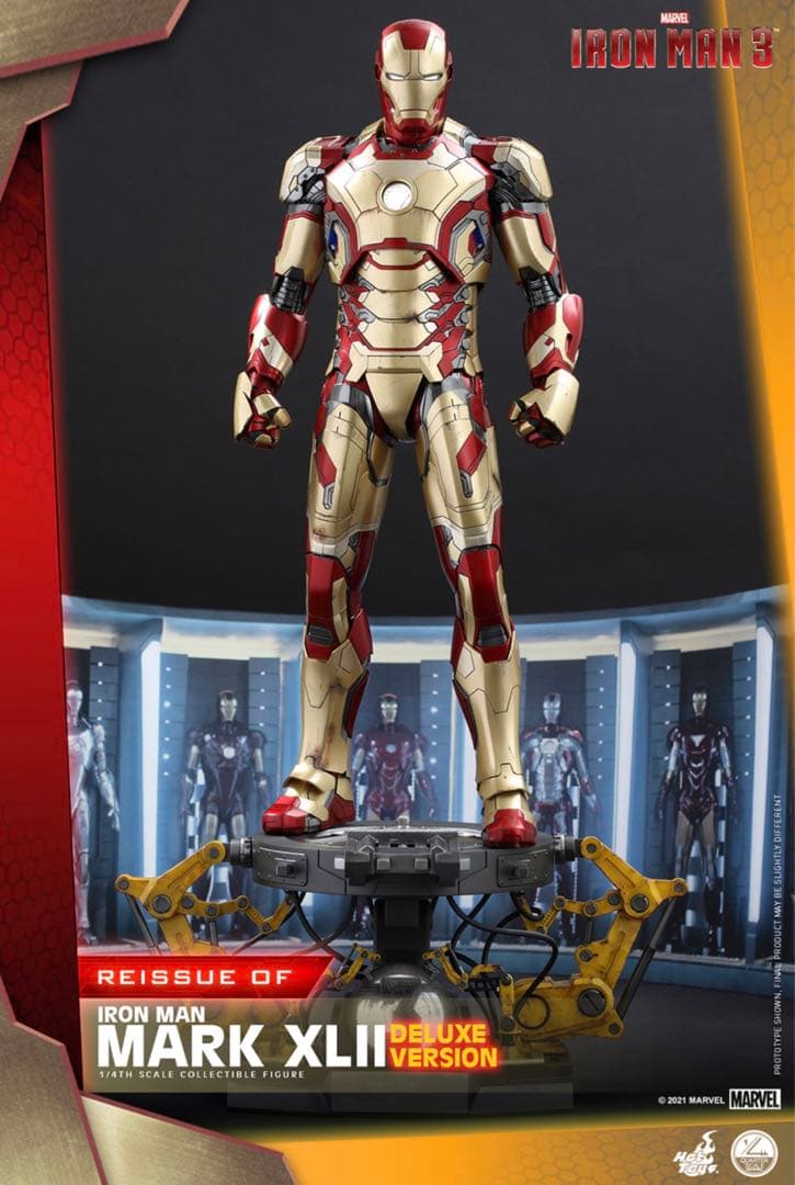 新品開封のみ ホットトイズ QS008アイアンマン・マーク42 1/4