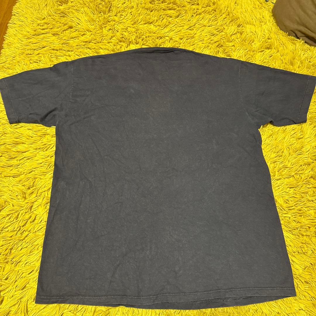 棚*K様 80sヴィンテージミッキーマウスフェイスTシャツ黒XLフェードdisn