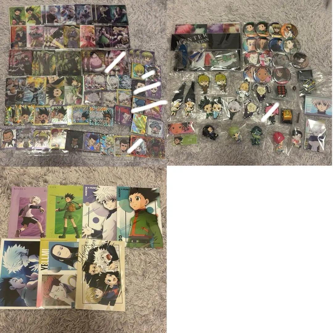 HUNTER × HUNTER 缶バッジ カード アクスタ ポストカードラバマス