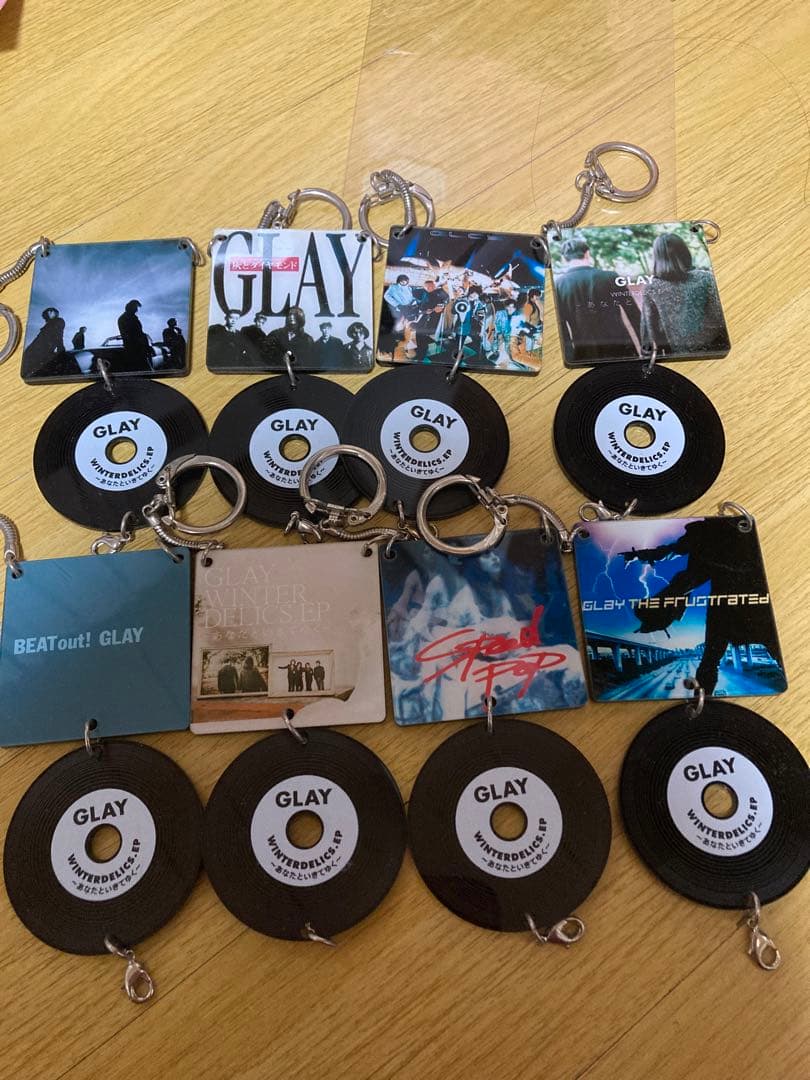 GLAY ジャケットキーホルダーセット