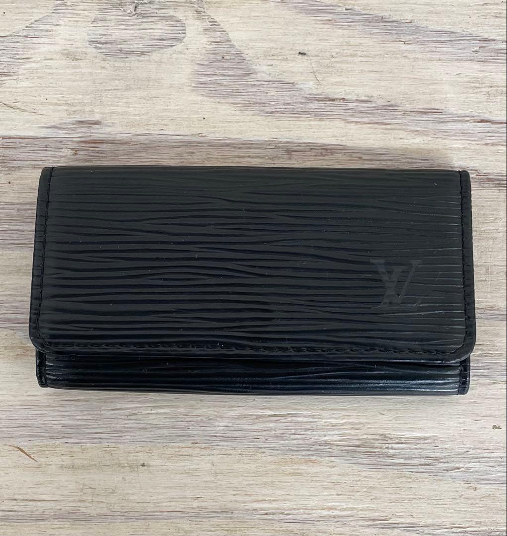 【正規品】LOUIS VUITTON ルイヴィトン エピ 4連 キーケース　黒