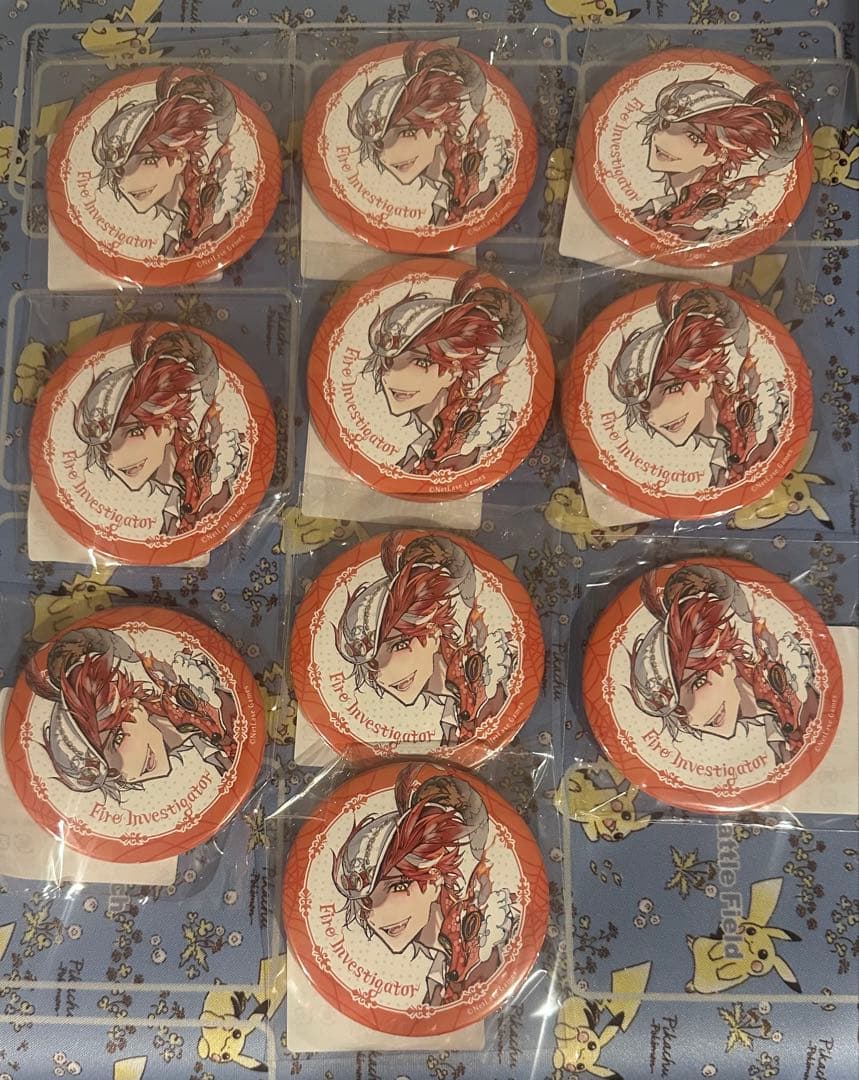 第五人格　スイパラ　ハロウィン　火災調査員　缶バッジ