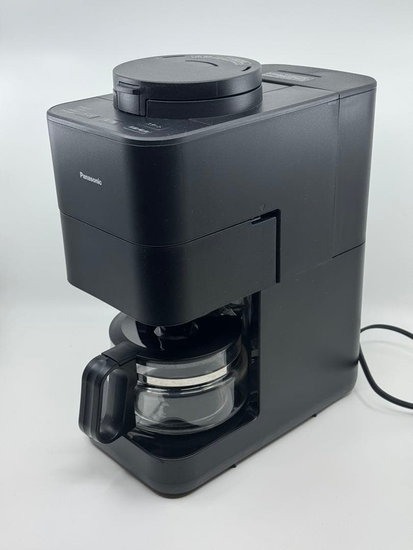 パナソニック コーヒーメーカー 全自動 ミル付き ブラック NC-A58-K
