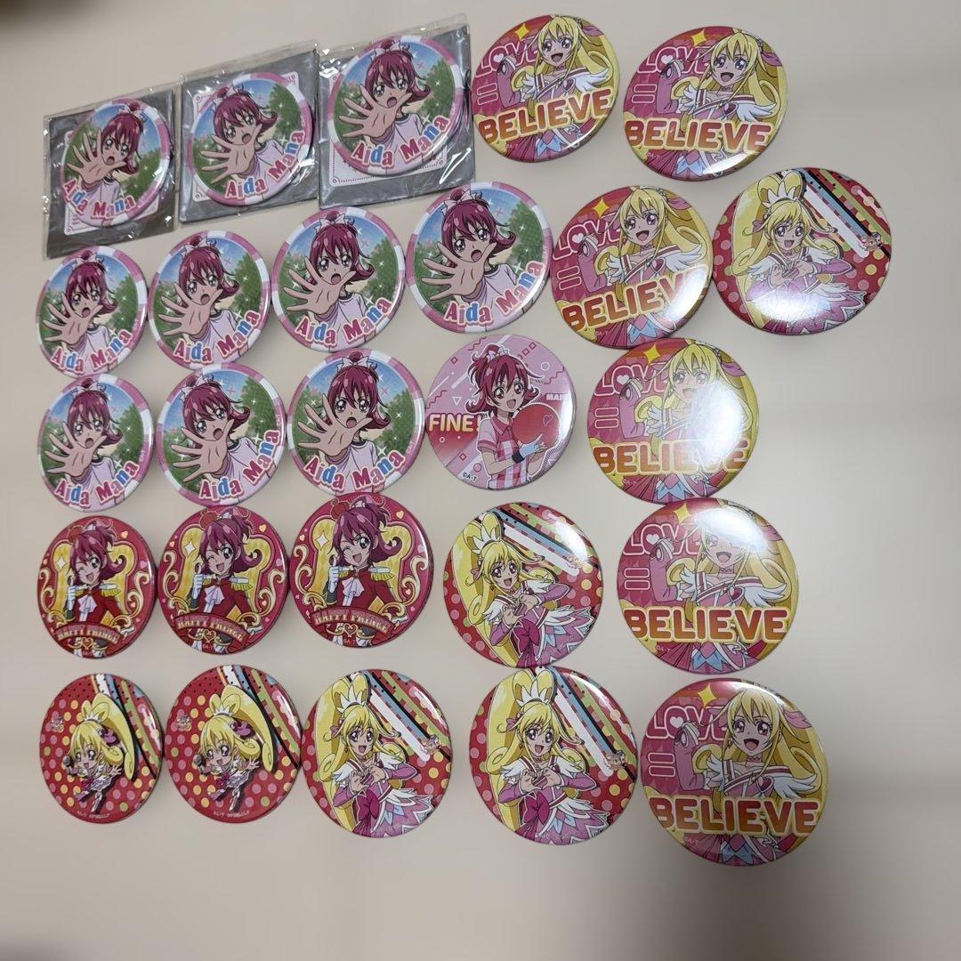 プリキュア　缶バッジ キュアハート　相田マナ