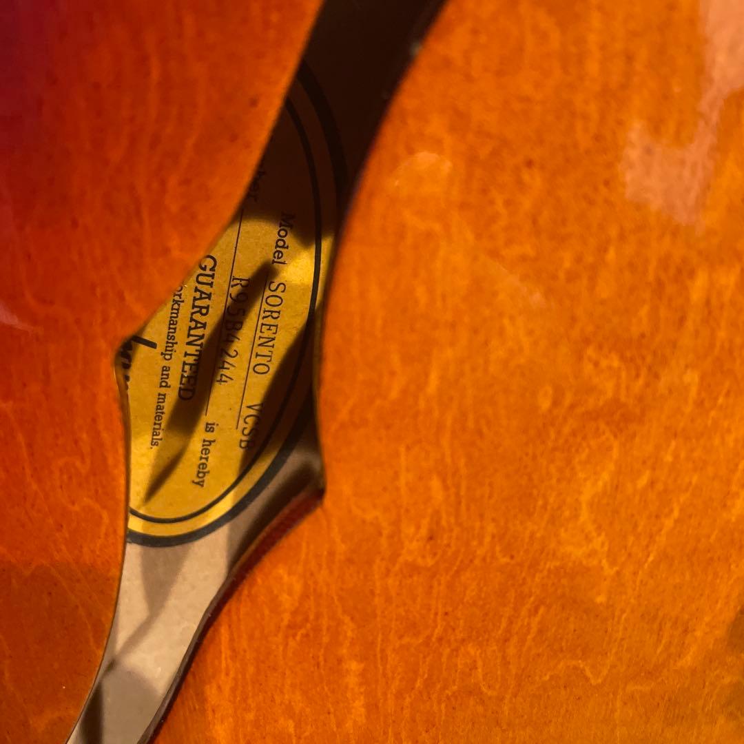 [生産完了品　bigsby b7付] エピフォン　ソレント　ピアレス90年代復刻