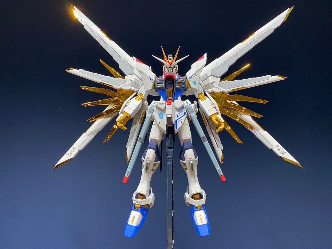 MG ストライクフリーダムガンダム、弍式風、マイティーストライク換装セット完成品