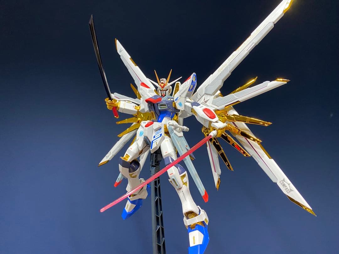 MG ストライクフリーダムガンダム、弍式風、マイティーストライク換装セット完成品