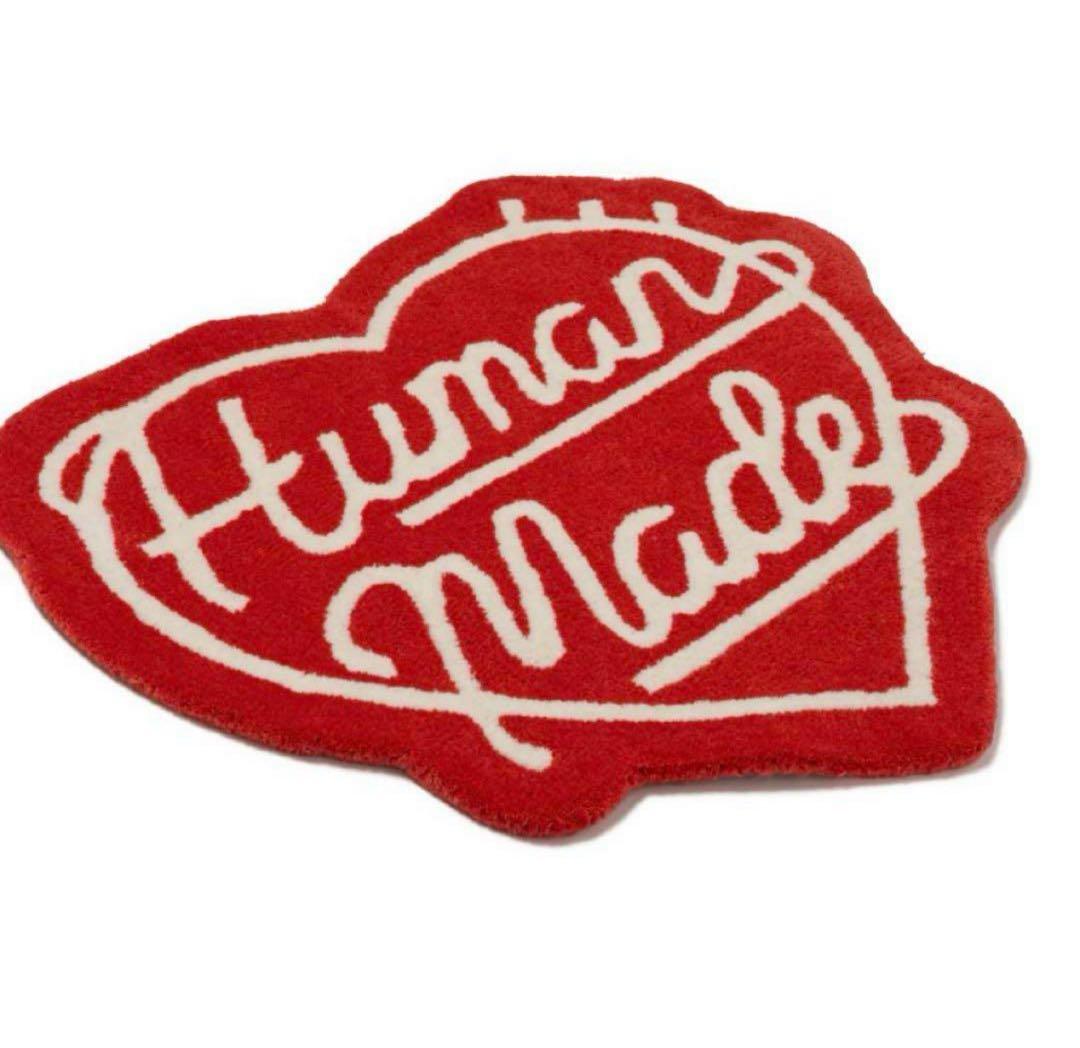 小物 HUMAN MADE Heart Rug red