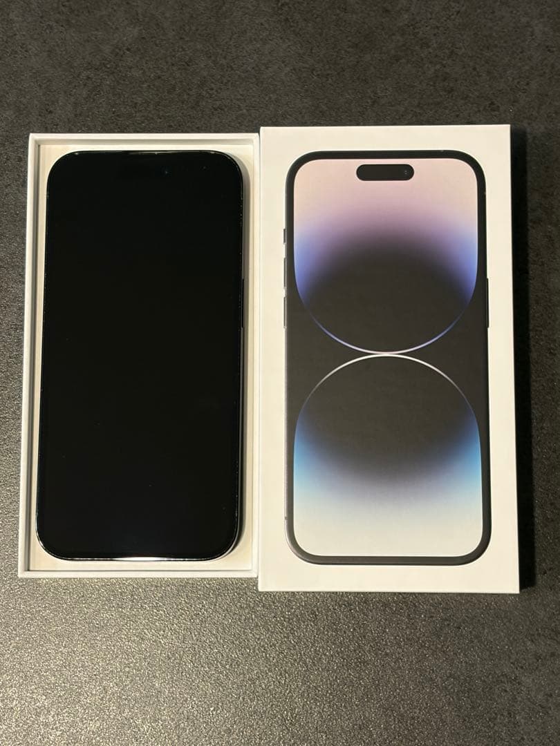【美品】Apple iPhone 14Pro スペースブラック256GB