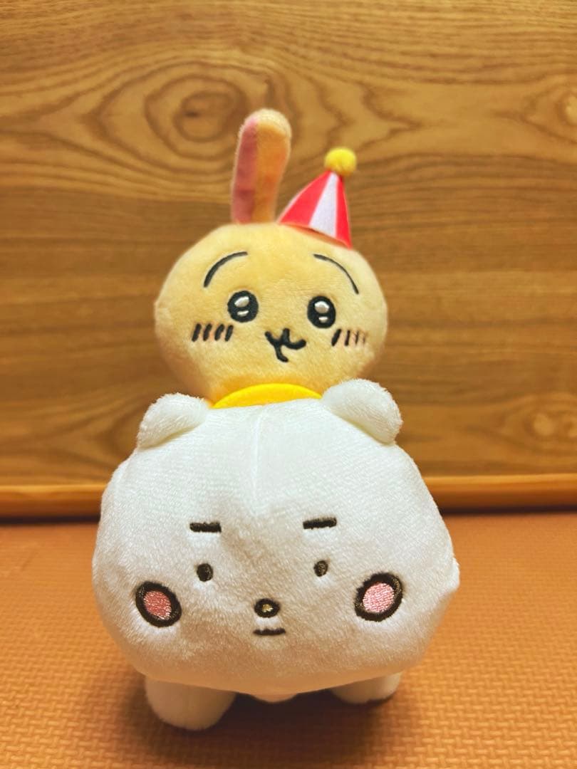 ちいかわ　ぴーぽぽぬいぐるみ3種セット(ちいかわ・ハチワレ・うさぎ)