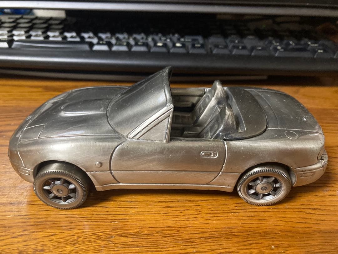 希少 ビンテージ マツダ ユーノス ロードスター ステンレス製 ミニカー 旧車