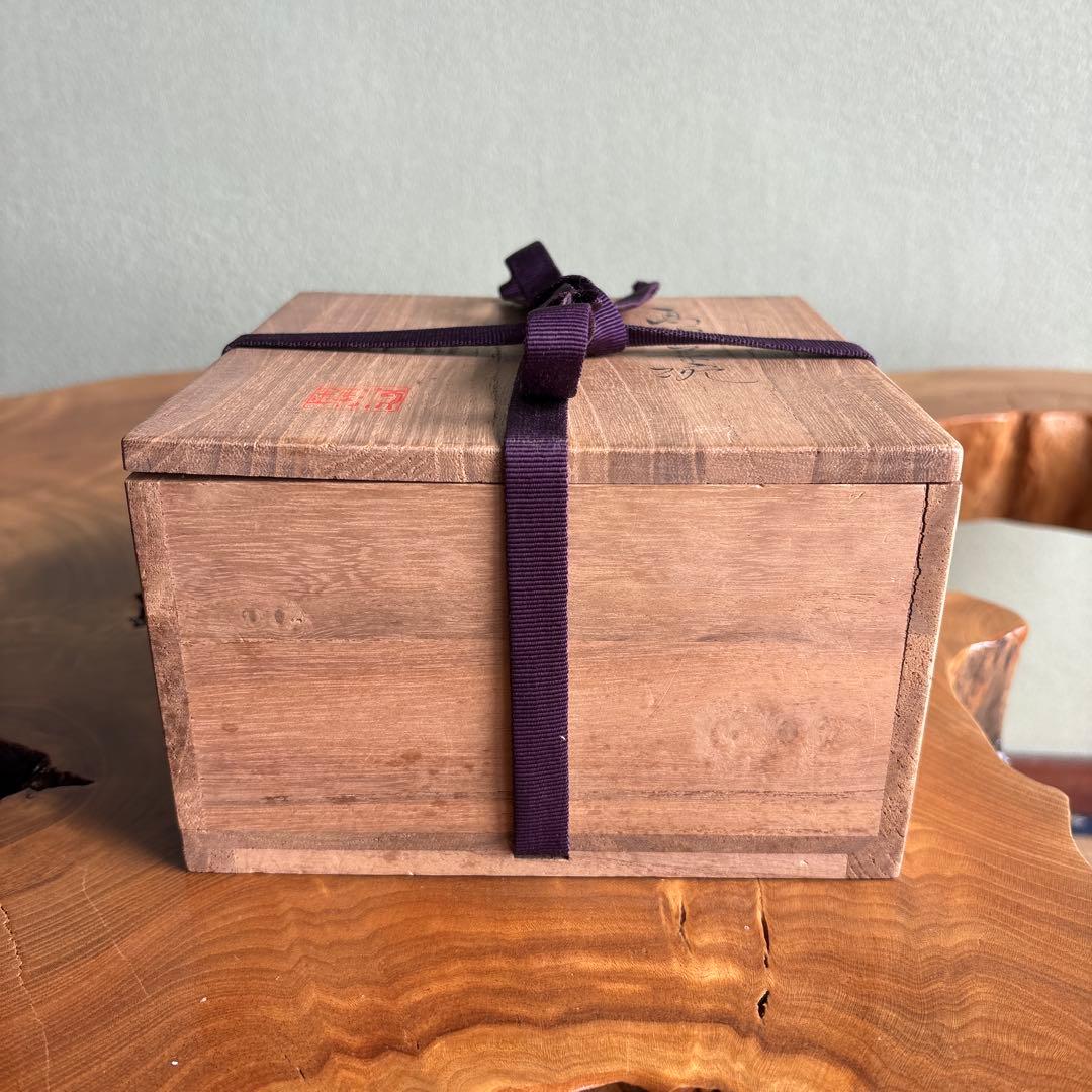 韓国人間文化財 池順鐸 高麗茶碗 平茶碗 抹茶碗 茶道具 共箱