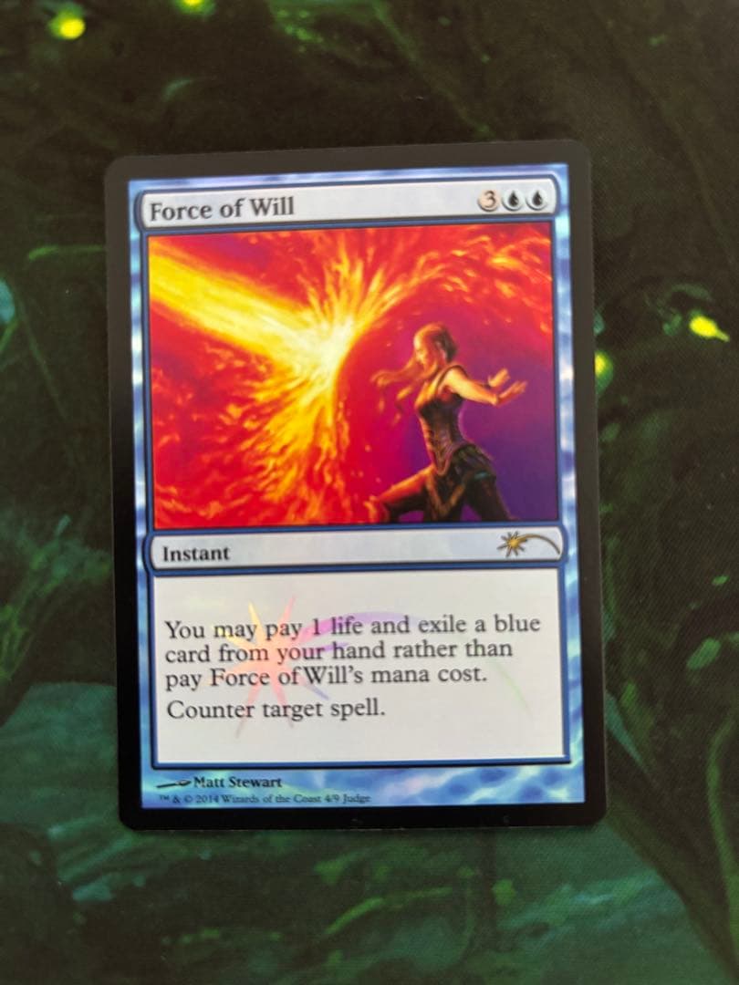 意志の力　ジャッジFOIL 4枚セット