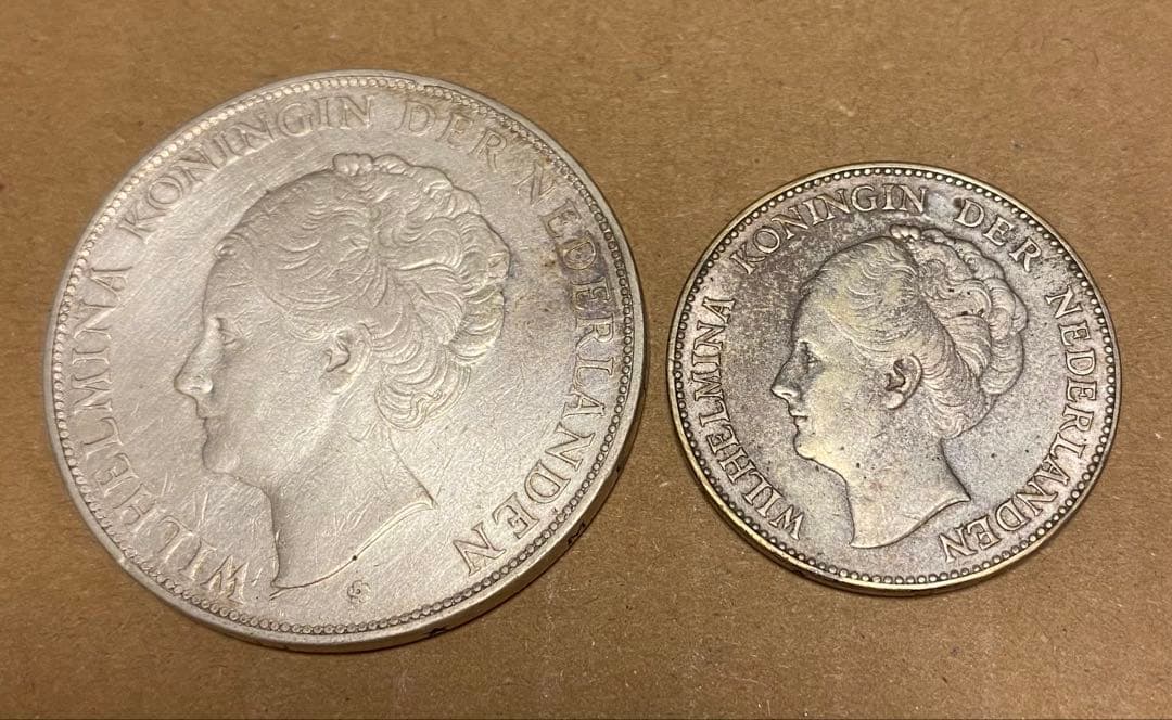 オランダ 1930年 ウィルヘルミナ 2.5ギルダー