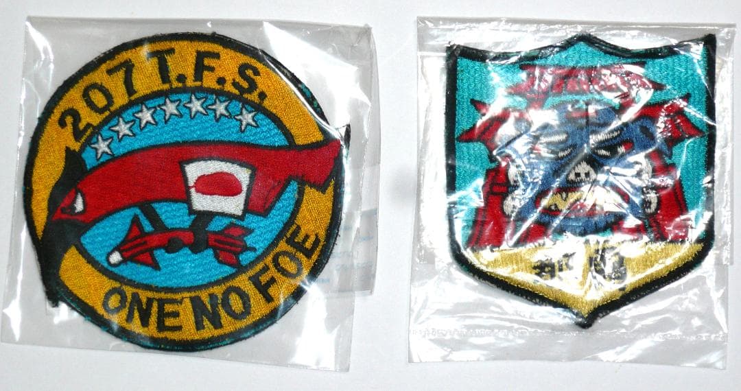 航空自衛隊 古い飛行隊パッチセット （１２枚）