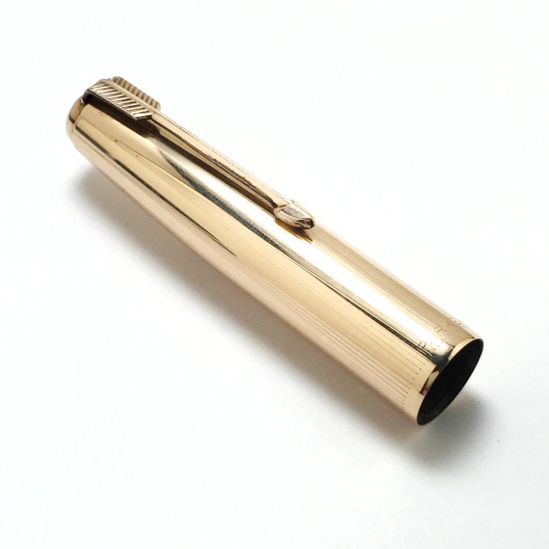 パーカー 51 エアロメトリック フーデットニブ 万年筆 12K金張キャップ