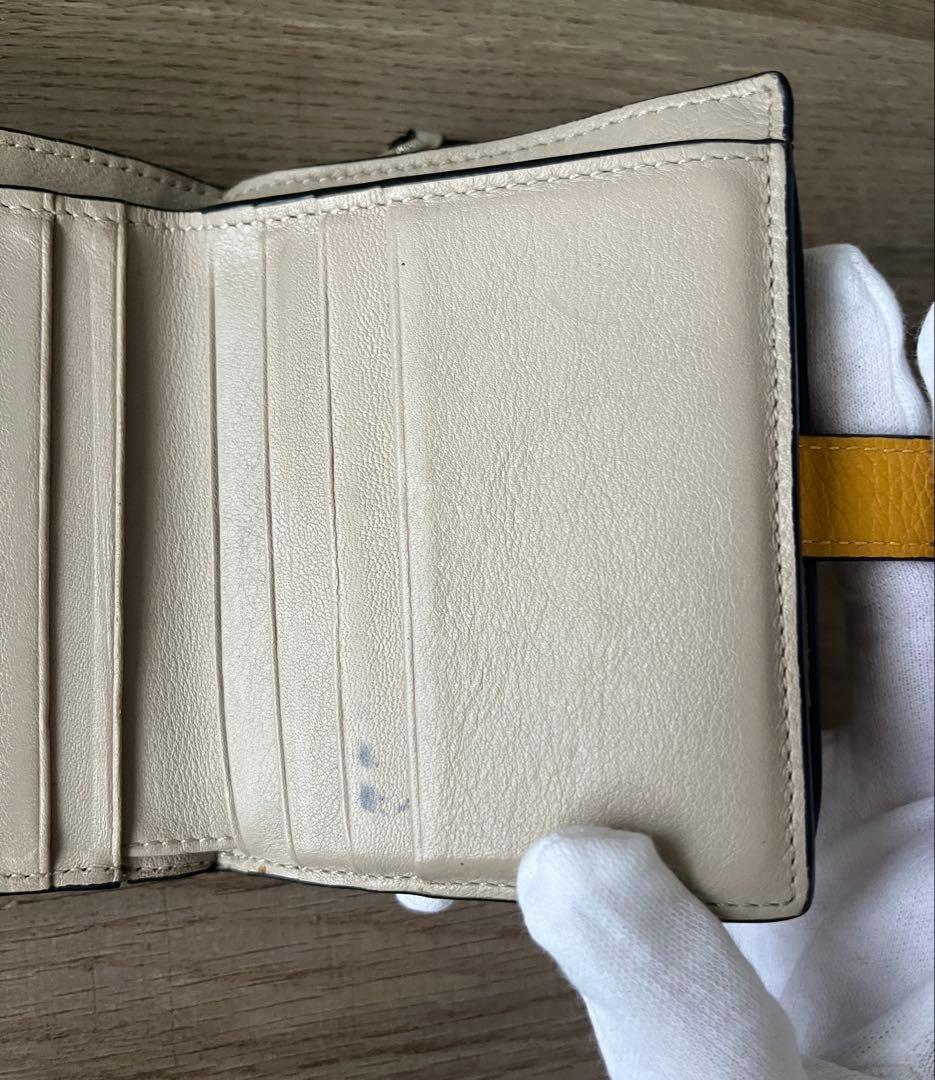 ロエベ三つ折り財布　ミニウォレット