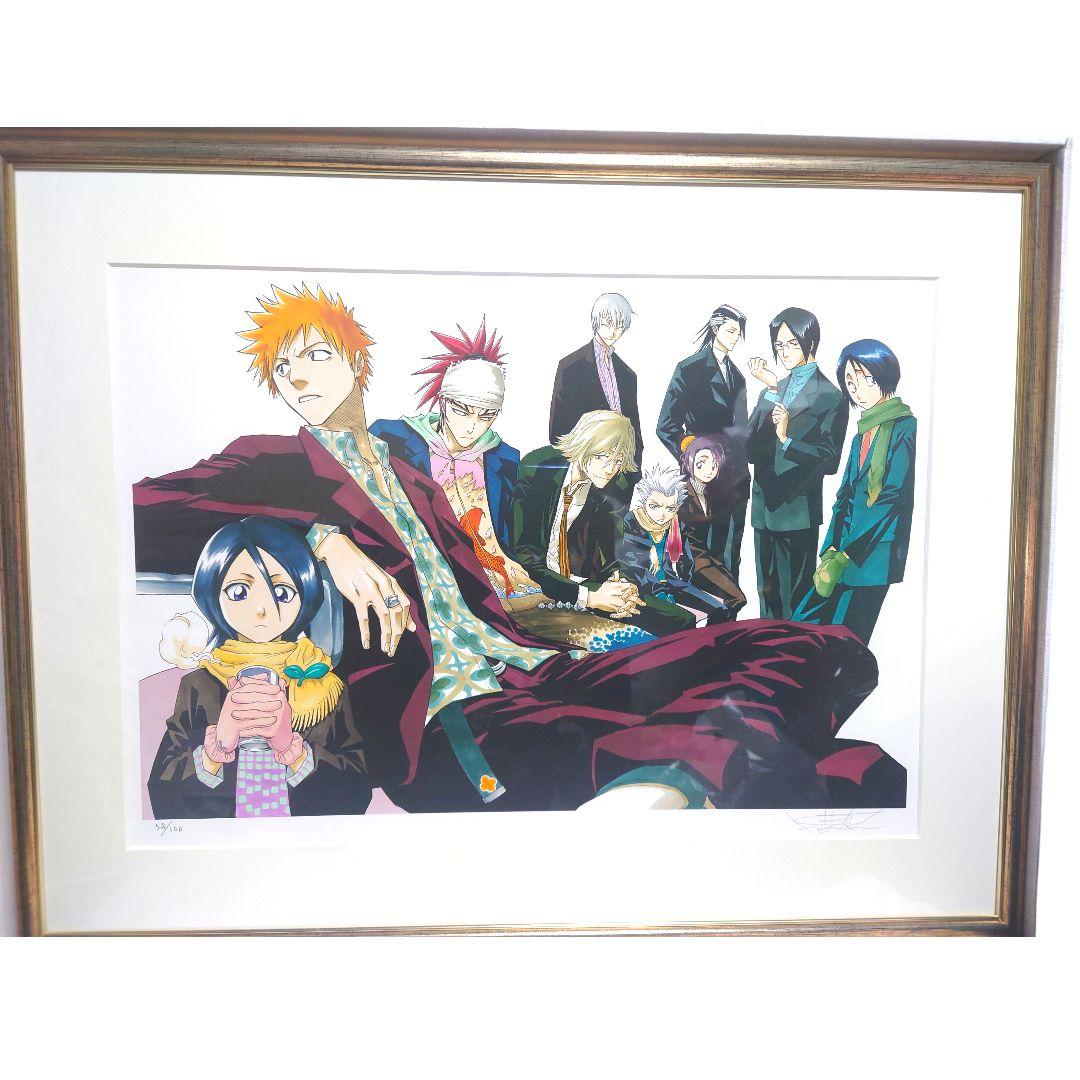 BLEACH 久保帯人先生 直筆サイン入り 額装 複製原画　シリアルナンバー入り