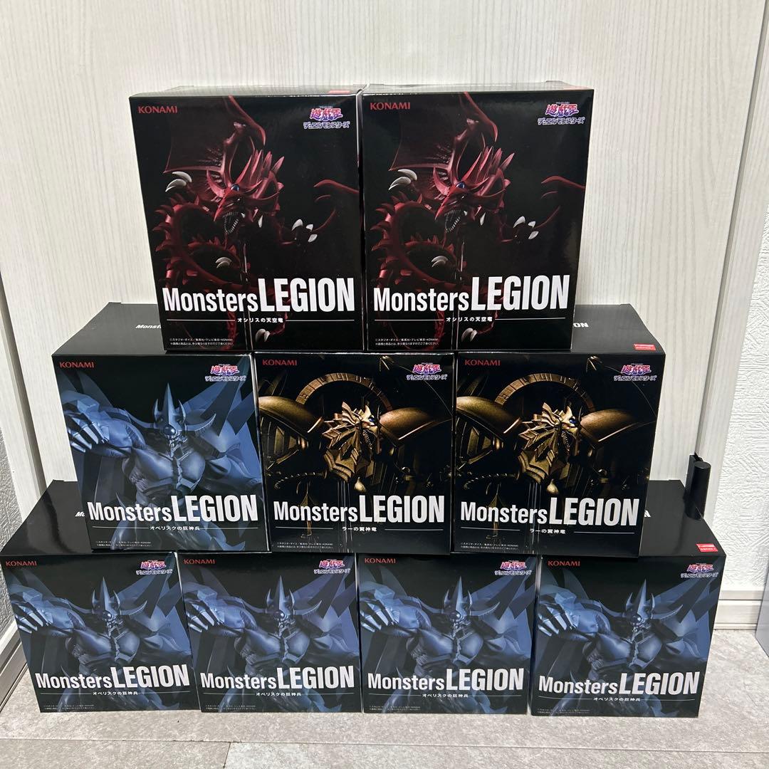 遊戯王 MonstersLEGION 三幻神 フィギュア 3種　9点