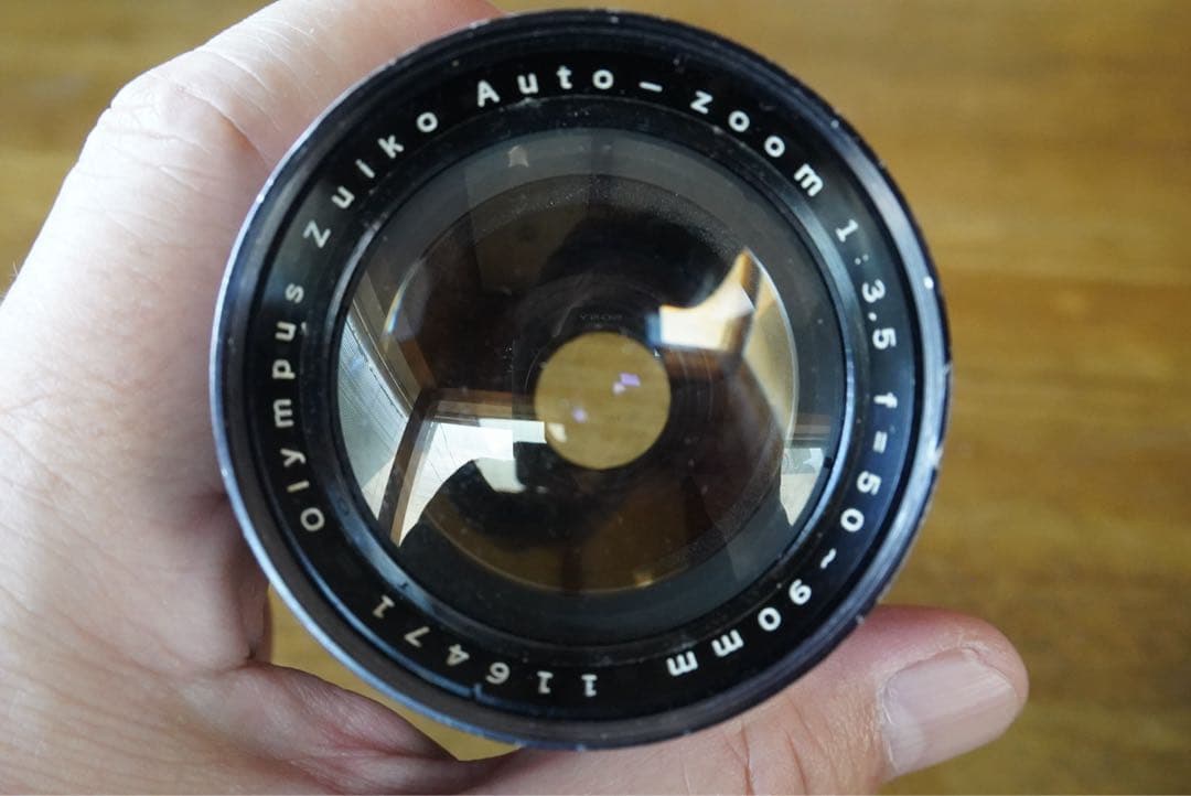 ペンF＋50-90ズーム＋メーター、シュー