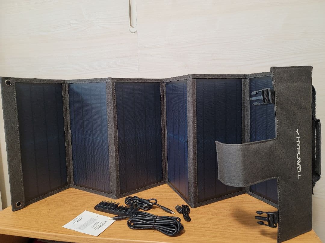 美品　Hypowell ソーラーパネル ソーラーチャージャー 太陽光パネル