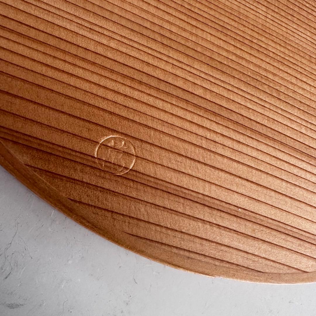 茶道具　杉曲　日の出　丸　菓子器　橋村萬象　共箱　干菓子器　工芸　木地　指物