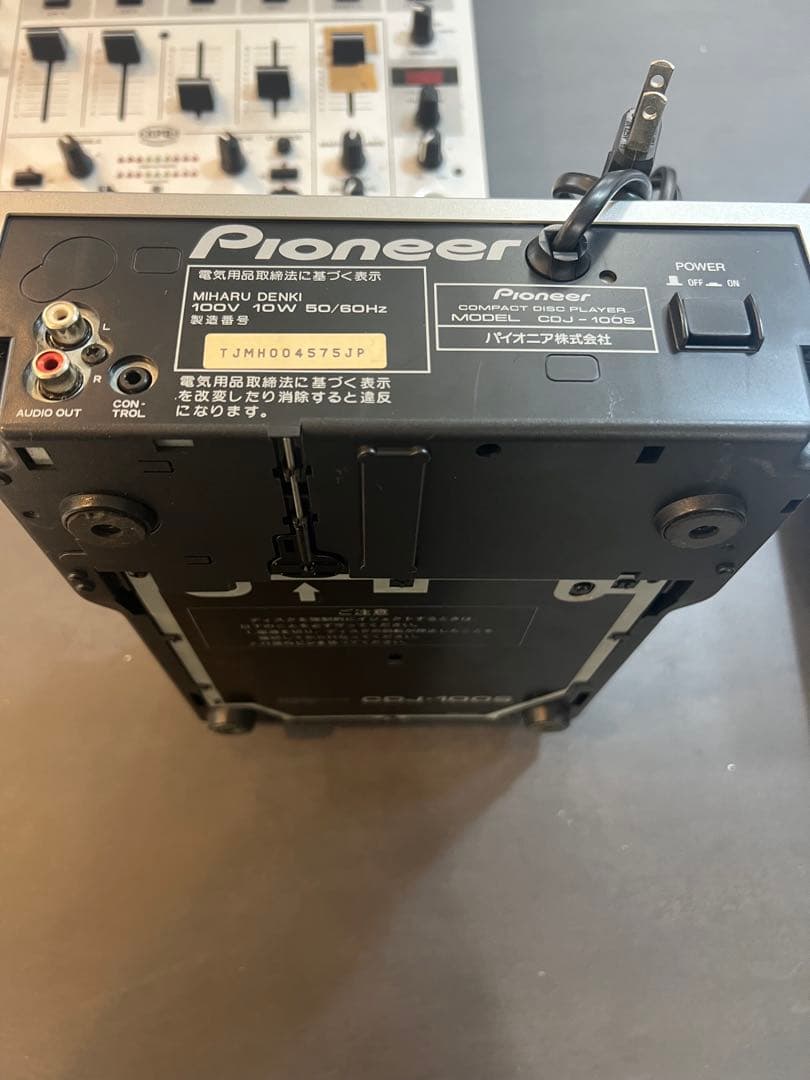 K パイオニアCDJ-100S×2,ベリンガー PRO MIXER DJX700