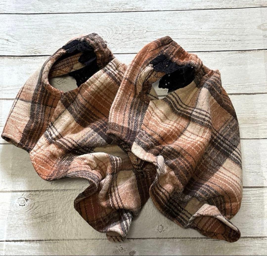 まるもは　ハンドメイド犬服　ワンピース Sサイズ