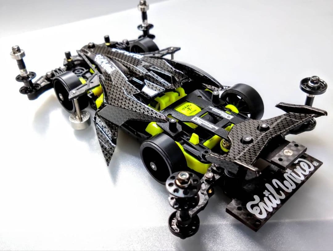 ミニ四駆 完成品 アバンテmkⅢ アズール カーボンボディ