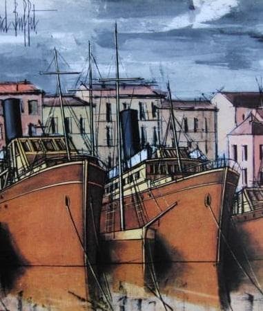ベルナール・ビュッフェ,Saint-Tropez,le quai Suffren