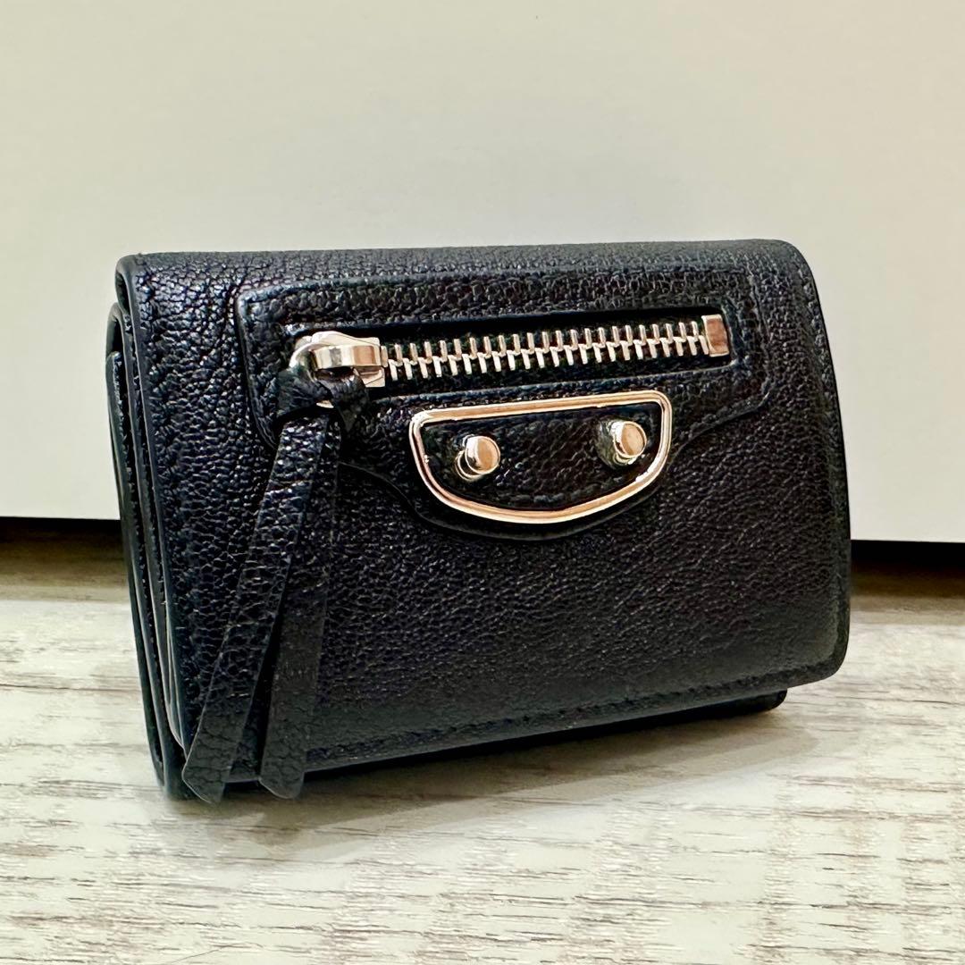 本日限定セール 極美品 BALENCIAGA エッジシティ コンパクトウォレット