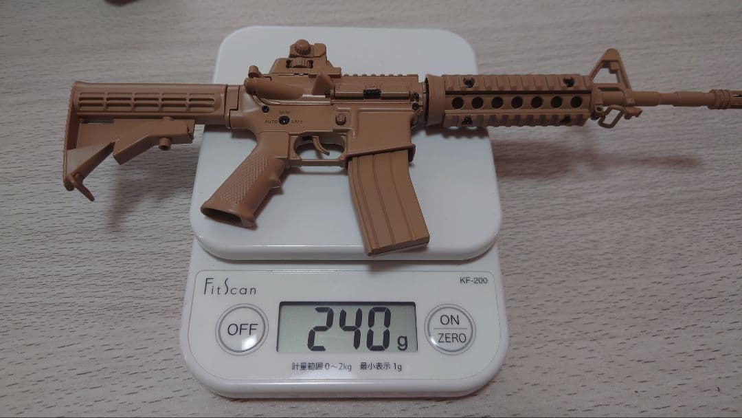 1/3スケール　ミニチュアライフル　AR15　M4 タンカラー