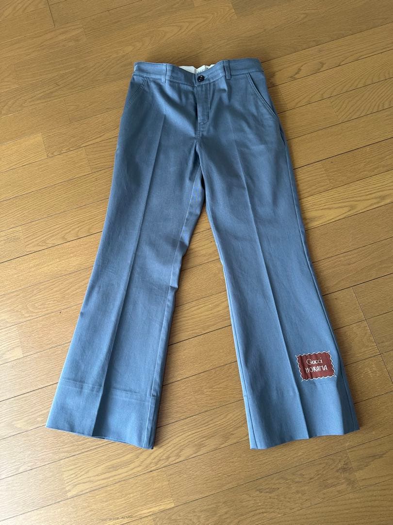 グッチ　GUCCI ライトブルー パンツ 150
