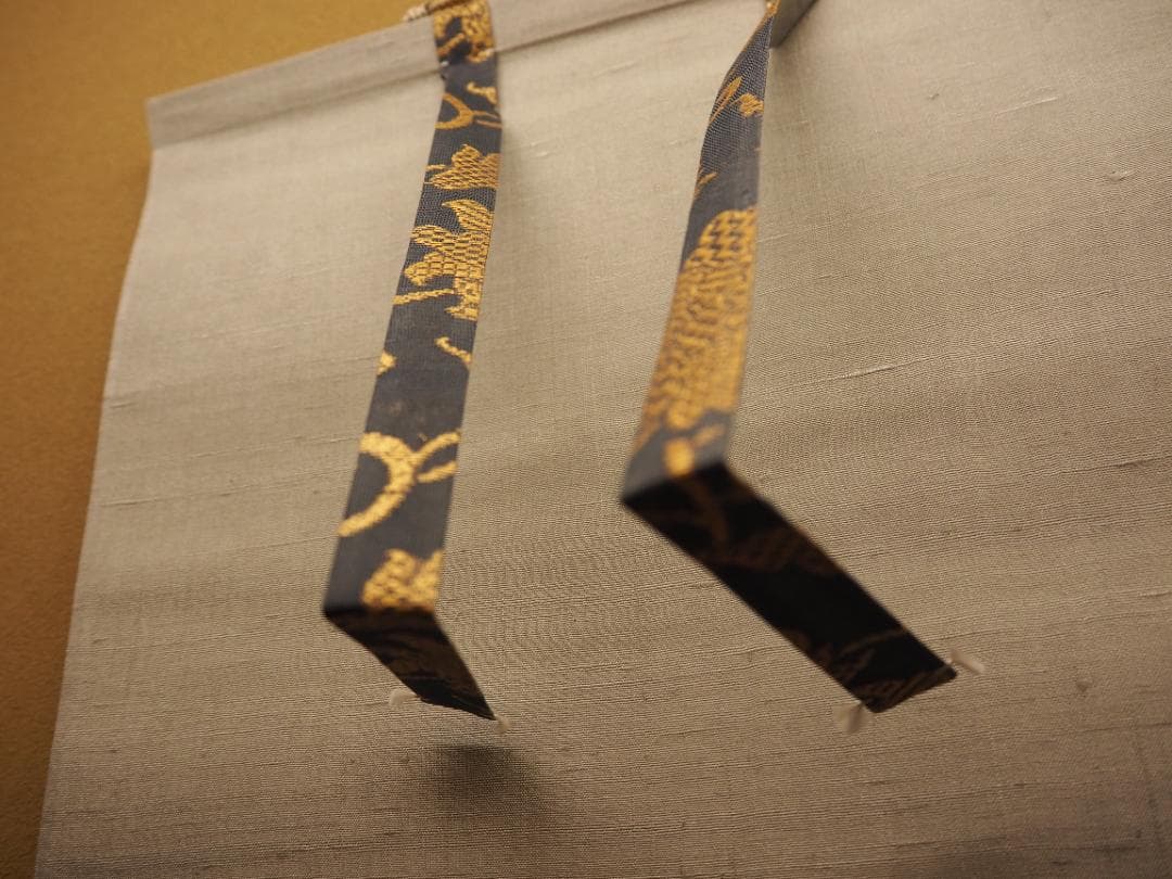 大徳寺511世管長 立花大亀自筆一行『吟風一様松』掛軸（共箱）