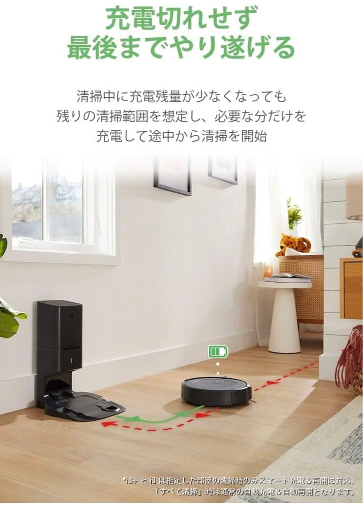 394新品✨ アイロボット ルンバ i3+ ロボット掃除機 自動ゴミ収集