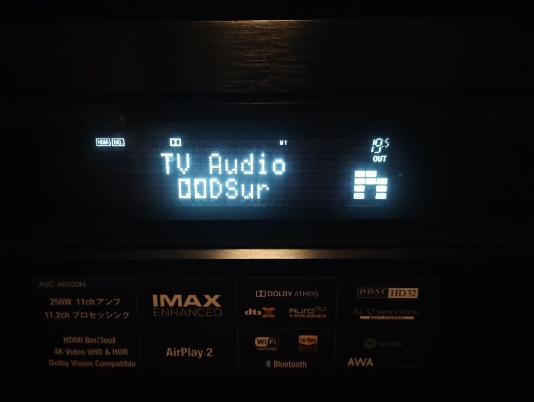 【プレミアムAVアンプ】DENON AVC-X6500H