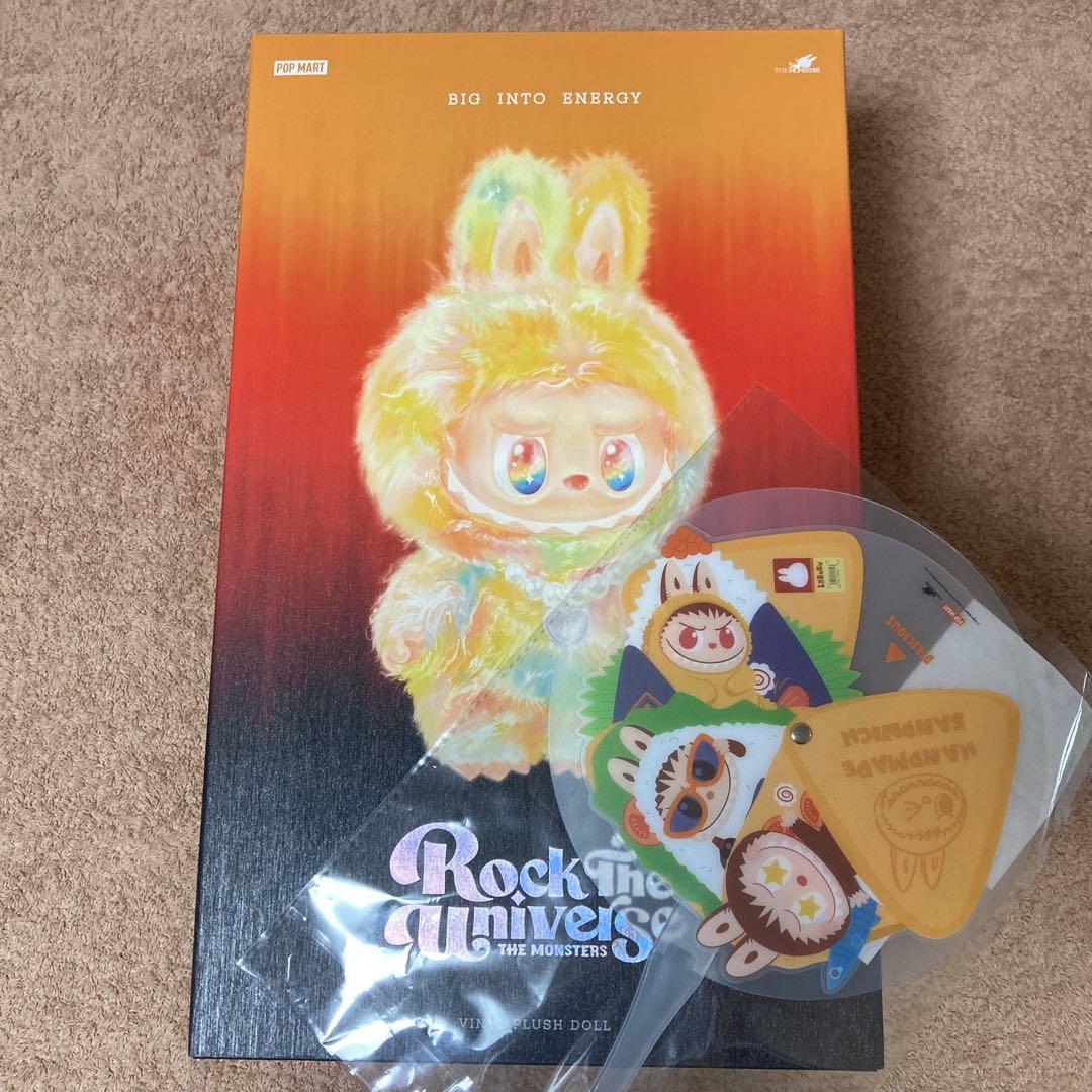 Labubu ROCKTHEUNIVERSE 非売品うちわ　新品　レシートつき