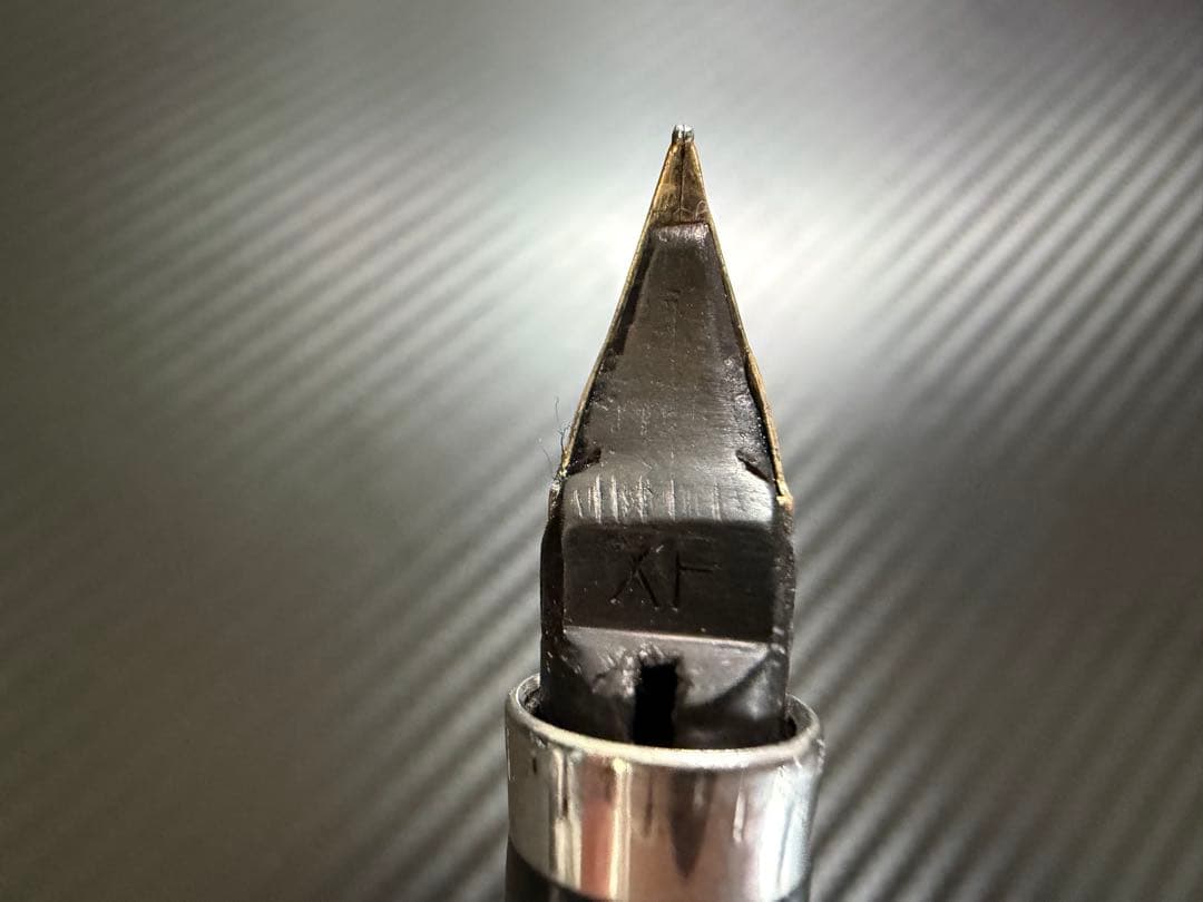 極美品 パーカー 75 シズレ XF 極細字 万年筆 スターリングシルバー