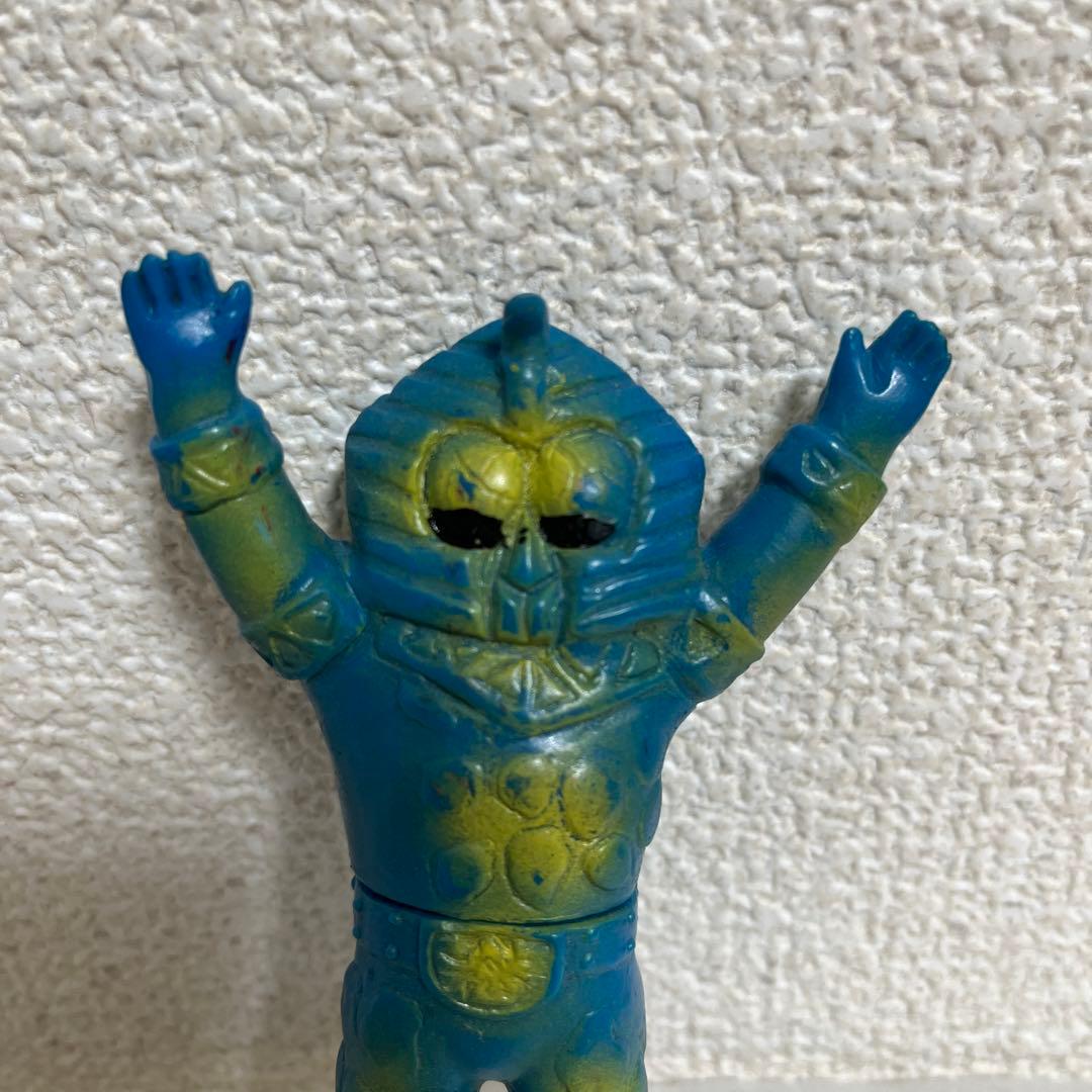 ⚠️貴重・昭和レトロ　旧バンダイ　仮面ライダー　エジプタス　ミニソフビ　当時物