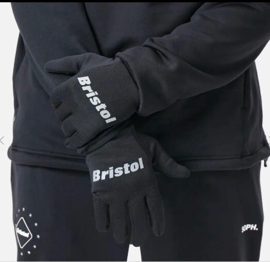 FCRB POLARTEC TOUCH GLOVE ブラック