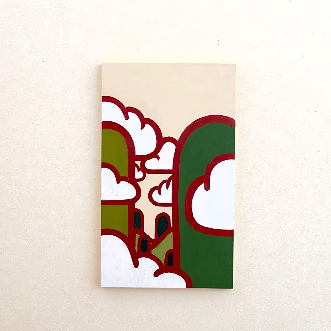 【原画4点セット】●Kaoruko Negishi● アクリル画　紐付き
