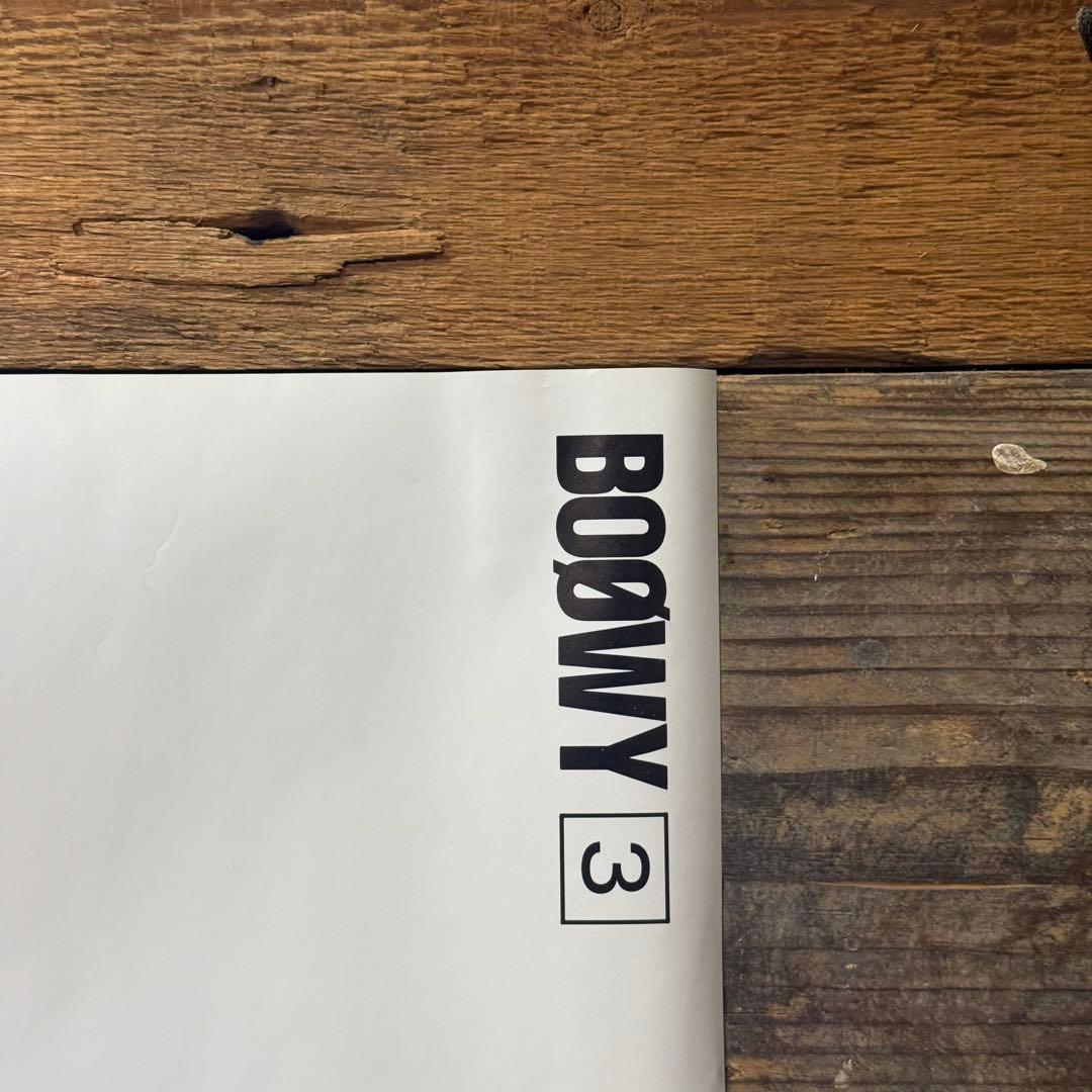 【非売品】　BOØWY　GIGS CASE OF BOOWY　布袋寅泰　ポスター