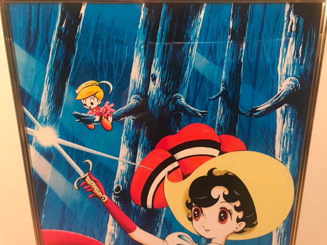 手塚治虫「戦いの時」ピエゾグラフ・キャンバス仕様　版上サイン・作品証明シール有り