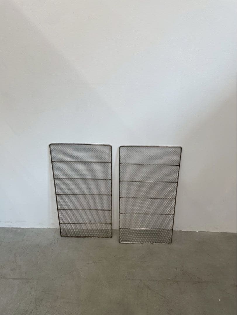 ステンレス トレイラック 網棚5段 ワゴン 什器 インダストリアル 収納