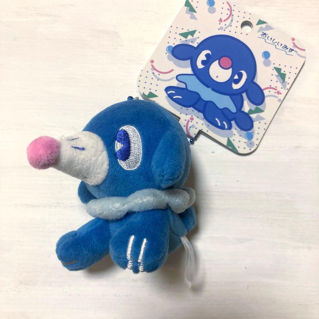 ポケモン　マスコット おいしいみず　アシマリ　ぬいぐるみ　ボールチェーン