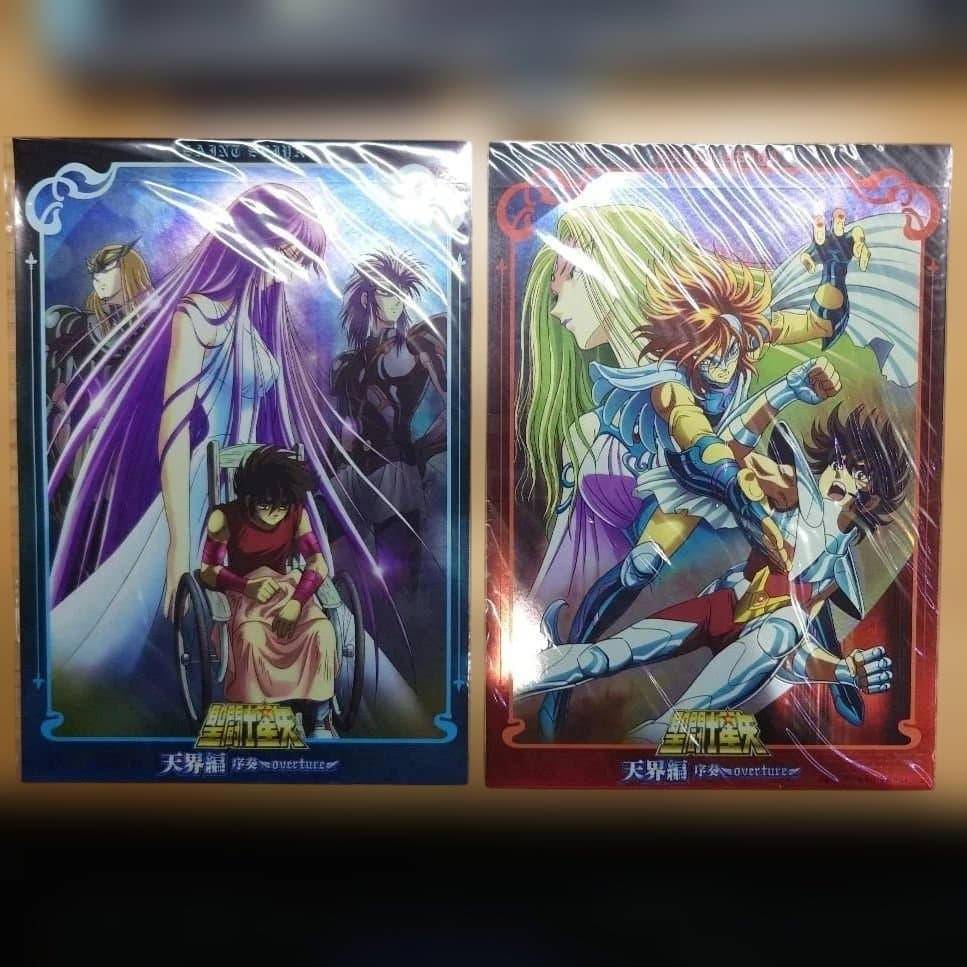 聖闘士星矢 天界編 序奏 大型ステッカー2枚セット