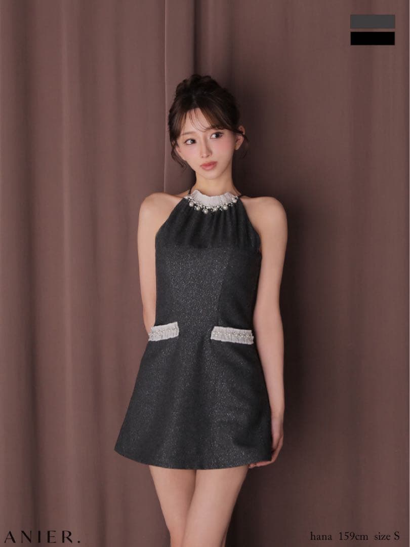 新品【ROBE de FLEURS】ローブドフルールドレスSサイズ4057