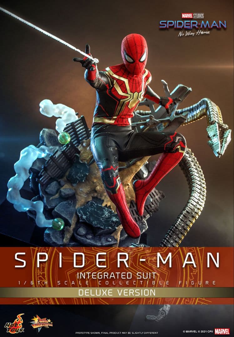 新品お値下不可　ホットトイズスパイダーマン インテグレーテッドスーツ　ボーナス付