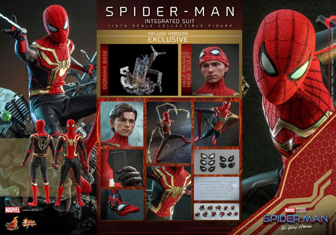新品お値下不可　ホットトイズスパイダーマン インテグレーテッドスーツ　ボーナス付